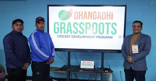 धनगढीमा ग्रासरुट क्रिकेट विकास कार्यक्रमका लागि दुई जना प्रशिक्षक नियुक्त